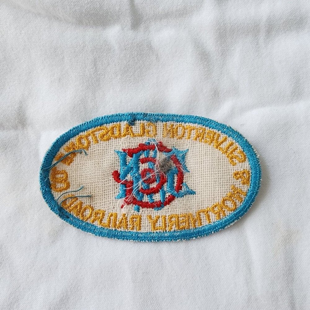 Silverton Gladstone Northerly Railroad Co SG&N Sew‎ On Embroidered Vintage Patch - Picture 4 of 4